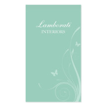 Elegant Flower Floral Stylish Classy Modern Business Cards