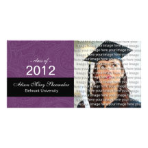 Elegant Graduation Photo Announcement Cards Personalised Photo Card
