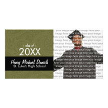 Elegant Graduation Photo Announcement Cards Photo Card