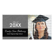 Elegant Graduation Photo Announcement Cards Photo Card