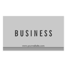 Elegant Grey Swim Instructor Business Card