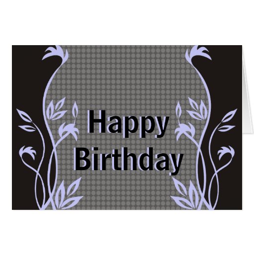 Elegant Happy Birthday Greeting Cards