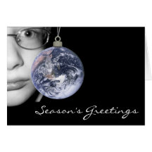 Elegant Holiday Card Supporting Autism Advocacy