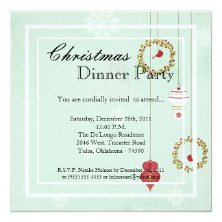 Christmas Dinner Invitations & Announcements | Zazzle.com.au