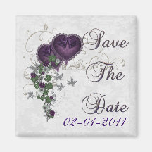 Elegant Ivy Wedding Suite Save the Date Magnets