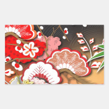Elegant Kimono - Japanese Design Stickers