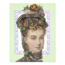 Elegant Ladies' Gardening Circle Vintage Custom Invitation