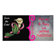Elegant Lily Save the Date! Photo Card