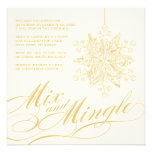 Elegant Mix & Mingle Holiday Party Invitation