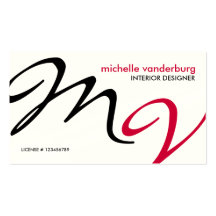 Elegant / Modern interior design Business Cards
