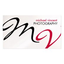 Elegant / Modern Photography Business Card