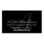 Elegant Monogram A Customisable Business Card