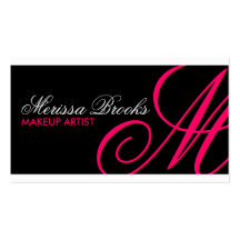 Elegant Monogram Business Cards