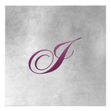 Elegant Monogram Invitation-I