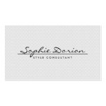 ELEGANT NAME ON VINTAGE PATTERN Business Card