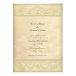 Elegant Parchment Style Wedding Invitations
