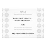 Elegant pattern, light grey and white. announcements