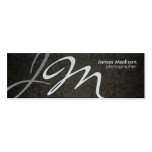 Elegant Photography Damask Business Card