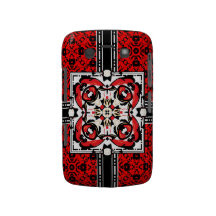 Elegant Red Oriental BlackBerry Bold Casemate Case
