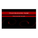 Elegant Red Vines Business Card