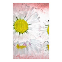 Elegant Romantic Bridal Shower Daisies Wedding Custom Stationery