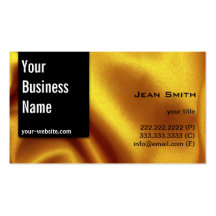 Elegant Royal Gold Cloth business card