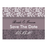 Elegant Save The Date Postcards