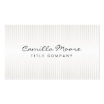 Elegant stylish bown grey stripes professional business card