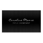 Elegant stylish grey black stripes professional business card template