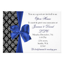 elegant stylish navy Corporate Invitation