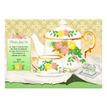 Elegant Tea Party Invitation