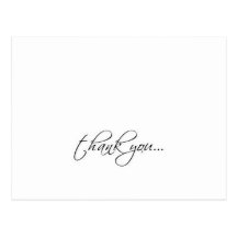 elegant thank you postcard (horizontal)
