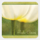 Elegant Tulips Frohe Ostern Stickers stickers