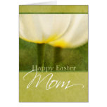 Elegant Tulips Happy Easter Mum Card cards