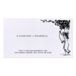 Elegant Vintage Beautiful Art Visiting Card Leaves Business Card Template