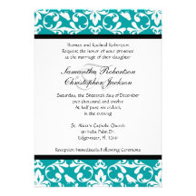 Elegant Vintage Wedding Invite