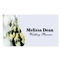 Elegant Wedding Planner Business Card business cards