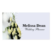 Elegant Wedding Planner Business Card