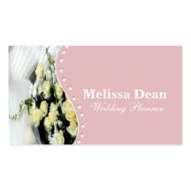 Elegant Wedding Planner Business Card