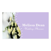 Elegant Wedding Planner Business Card business cards
