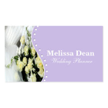 Elegant Wedding Planner Business Card