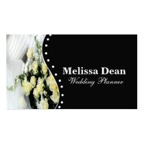 Elegant Wedding Planner Business Card business cards