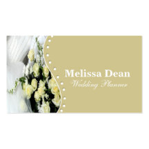 Elegant Wedding Planner Business Card