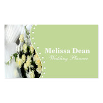 Elegant Wedding Planner Business Card business cards