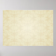 Elegant yellow damask wedding gift print
