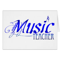 ElegantMusicTeacherBlue cards