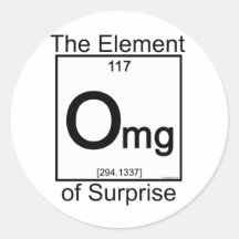Element OMG Sticker