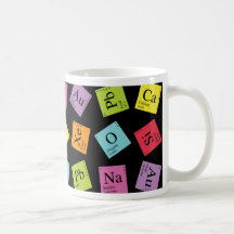 Elementary Periodic (Dark) Coffee Mug