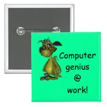 Elementary primary school button badge