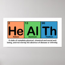 Elements of Health Poster
